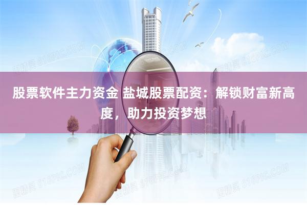 股票软件主力资金 盐城股票配资：解锁财富新高度，助力投资梦想